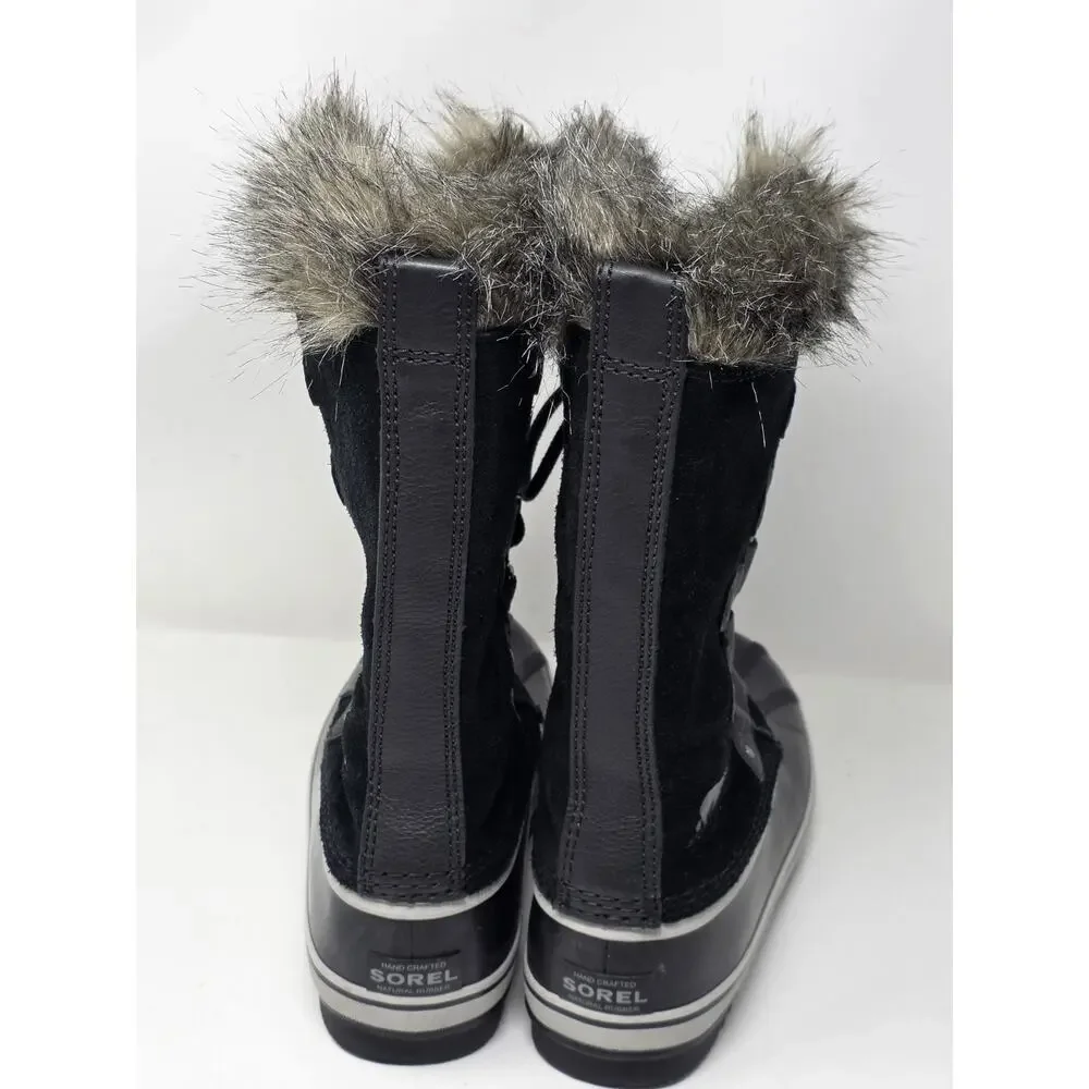 Sorel Joan of Arctic Women's Waterproof Snow Boots Black Quarry Size US 9